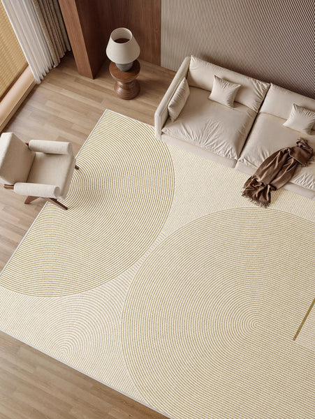 Bedroom Large Geometric Contemporary Rugs, Modern Rugs for Bedroom, Dining Room Floor Rug, Extra Large Floor Rugs for Living Room-HomePaintingDecor