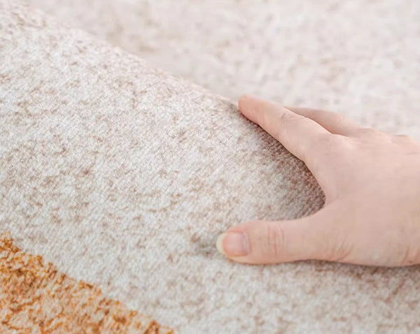 Colorful Modern Rugs under Dining Room Table, Abstract Area Rugs for Living Room, Modern Carpets for Kitchen, Geometric Contemporary Modern Rugs Next to Bed-HomePaintingDecor