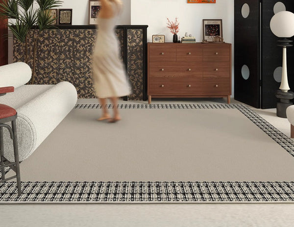 Bedroom Modern Floor Rugs, Modern Area Rug for Living Room, Contemporary Area Rugs under Sofa, Large Area Rugs for Office-HomePaintingDecor