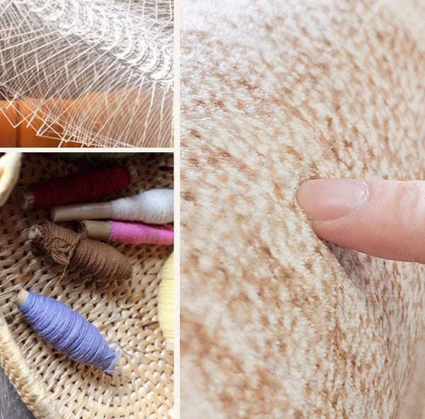 Contemporary Abstract Rugs under Dining Room Table, Mid Century Modern Rugs for Bedroom, Large Modern Rugs for Living Room-HomePaintingDecor