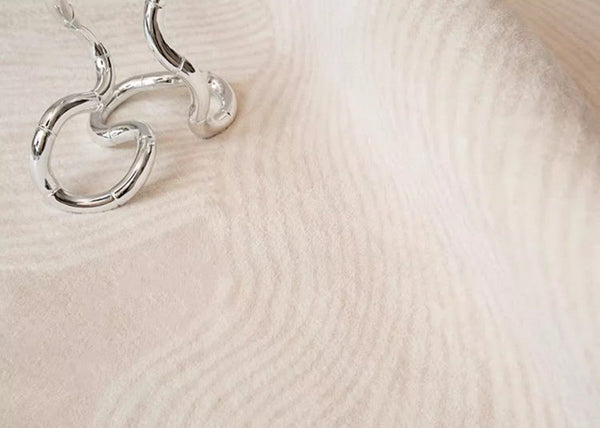 Cream Color Modern Living Room Rugs, Dining Room Modern Rugs, Thick Soft Floor Carpets for Living Room, Soft Contemporary Rugs for Bedroom-HomePaintingDecor