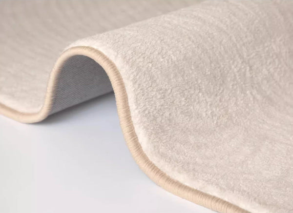 Cream Color Modern Living Room Rugs, Dining Room Modern Rugs, Thick Soft Floor Carpets for Living Room, Soft Contemporary Rugs for Bedroom-HomePaintingDecor