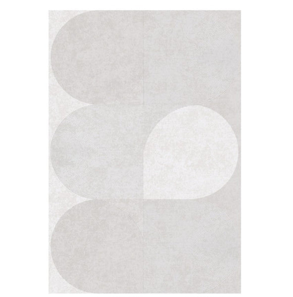 Contemporary Modern Rugs for Living Room, Geometric Grey Rugs for Dining Room, Abstract Modern Rugs for Interior Design-HomePaintingDecor