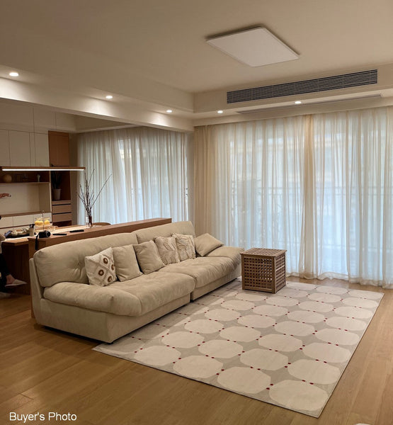 Bedroom Modern Rugs, Large Modern Rugs for Living Room, Dining Room Geometric Modern Rugs, Contemporary Modern Rugs under Coffee Table-HomePaintingDecor