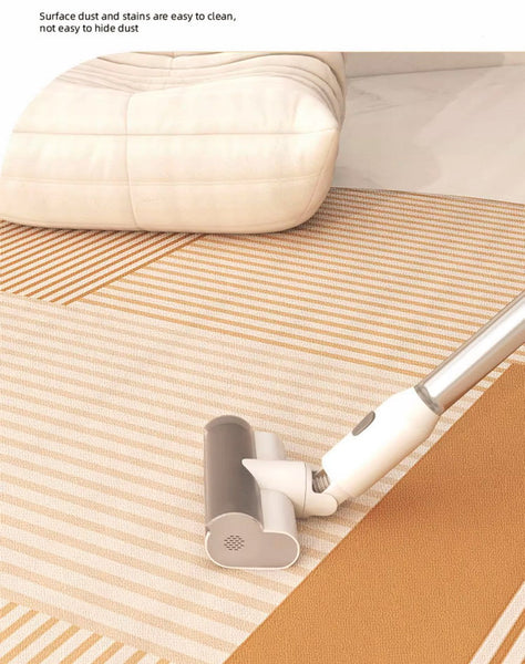 Contemporary Modern Rug for Living Room, Geometric Round Rugs for Dining Room, Modern Area Rugs for Bedroom, Circular Modern Rugs under Chairs-HomePaintingDecor