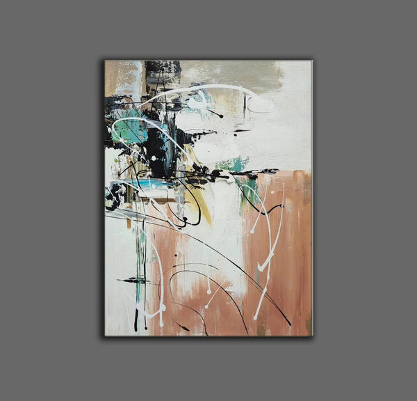 Living Room Wall Art Painting, Extra Large Acrylic Painting, Simple Modern Art, Modern Contemporary Abstract Artwork-HomePaintingDecor