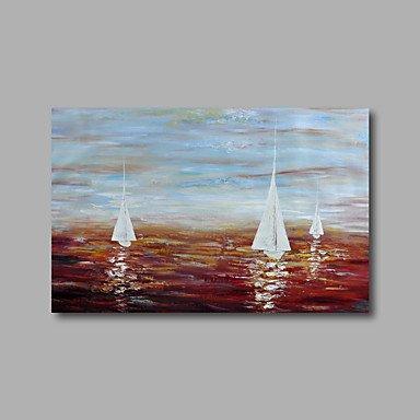 Sail Boat Painting, Canvas Painting, Wall Art Decor, Abstract Art, Canvas Wall Art, Art on Canvas-HomePaintingDecor