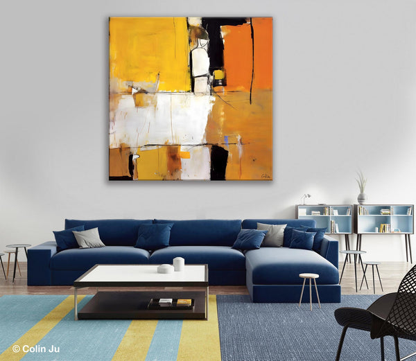 Oversized Modern Abstract Wall Paintings, Large Wall Art Painting for Bedroom, Original Canvas Art, Contemporary Acrylic Painting on Canvas-HomePaintingDecor