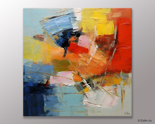 Oversized Canvas Paintings, Huge Wall Art Ideas for Living Room, Contemporary Acrylic Art, Original Abstract Art, Hand Painted Canvas Art-HomePaintingDecor