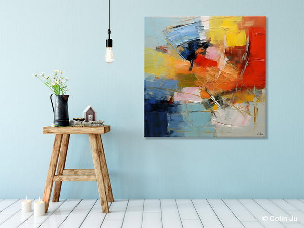 Oversized Canvas Paintings, Huge Wall Art Ideas for Living Room, Contemporary Acrylic Art, Original Abstract Art, Hand Painted Canvas Art-HomePaintingDecor
