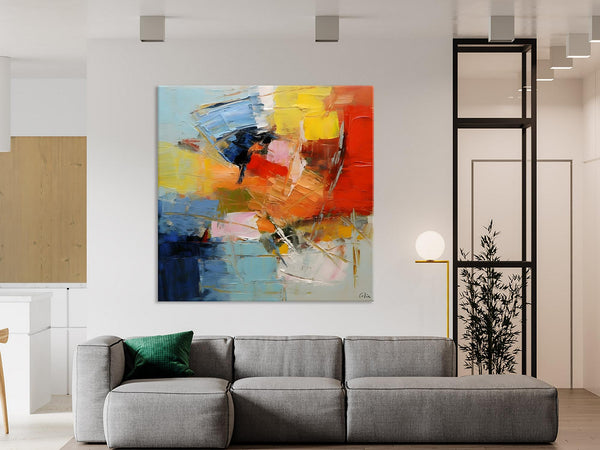 Oversized Canvas Paintings, Huge Wall Art Ideas for Living Room, Contemporary Acrylic Art, Original Abstract Art, Hand Painted Canvas Art-HomePaintingDecor