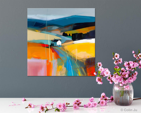 Contemporary Abstract Artwork, Acrylic Painting for Living Room, Oversized Wall Art Paintings, Original Modern Artwork on Canvas-HomePaintingDecor