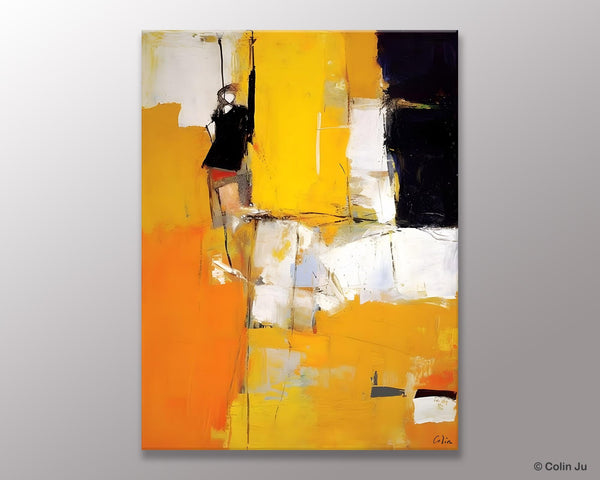 Oversized Canvas Wall Art Paintings, Contemporary Acrylic Painting on Canvas, Original Modern Artwork, Large Abstract Painting for Bedroom-HomePaintingDecor