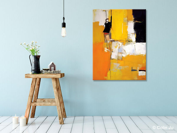 Oversized Canvas Wall Art Paintings, Contemporary Acrylic Painting on Canvas, Original Modern Artwork, Large Abstract Painting for Bedroom-HomePaintingDecor