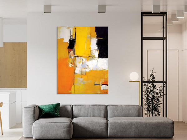 Oversized Canvas Wall Art Paintings, Contemporary Acrylic Painting on Canvas, Original Modern Artwork, Large Abstract Painting for Bedroom-HomePaintingDecor