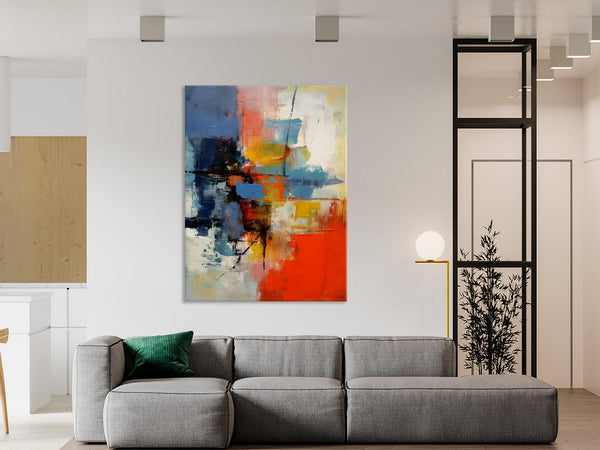 Simple Painting Ideas for Living Room, Acrylic Painting on Canvas, Original Hand Painted Art, Buy Paintings Online, Oversized Canvas Paintings-HomePaintingDecor
