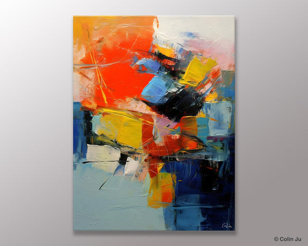 Large Canvas Art Ideas, Large Painting for Living Room, Original Contemporary Acrylic Art Painting, Buy Large Paintings Online, Simple Modern Art-HomePaintingDecor