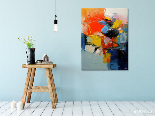 Large Canvas Art Ideas, Large Painting for Living Room, Original Contemporary Acrylic Art Painting, Buy Large Paintings Online, Simple Modern Art-HomePaintingDecor