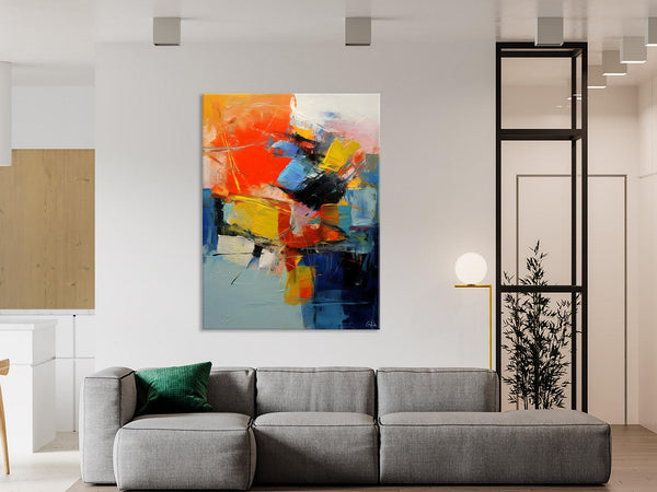 Large Canvas Art Ideas, Large Painting for Living Room, Original Contemporary Acrylic Art Painting, Buy Large Paintings Online, Simple Modern Art-HomePaintingDecor
