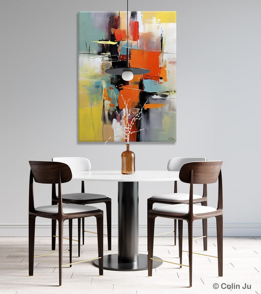 Abstract Canvas Painting, Modern Paintings for Living Room, Huge Painting for Sale, Original Hand Painted Wall Art-HomePaintingDecor