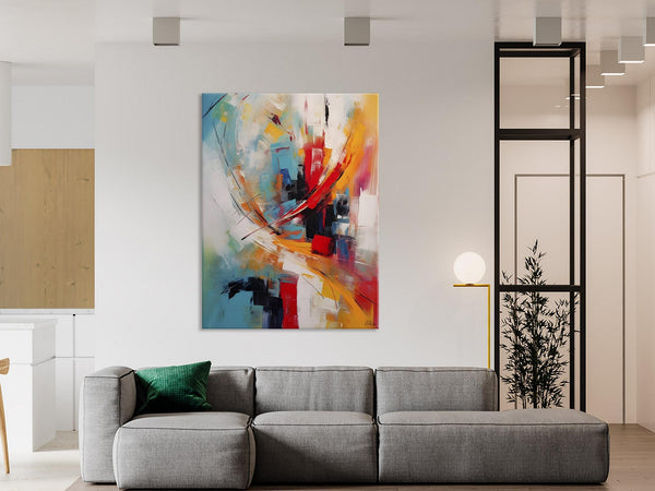 Simple Modern Art, Extra Large Wall Art Paintings, Original Abstract Painting, Acrylic Painting on Canvas, Large Paintings for Living Room-HomePaintingDecor