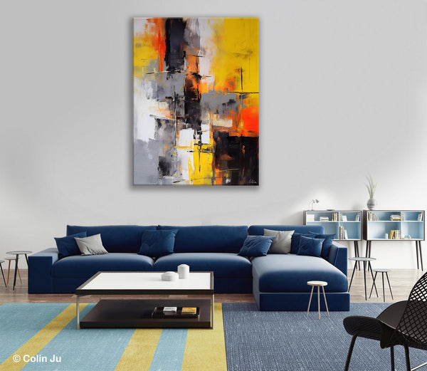 Living Room Wall Art Ideas, Modern Wall Art Paintings, Buy Abstract Paintings Online, Original Abstract Canvas Painting, Hand Painted Canvas Art-HomePaintingDecor