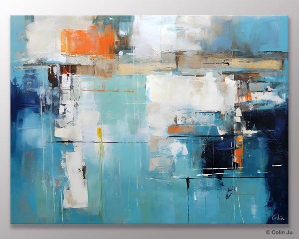 Original Modern Wall Paintings, Contemporary Canvas Art, Heavy Texture Canavas Art, Abstract Painting for Bedroom, Modern Acrylic Artwork-HomePaintingDecor