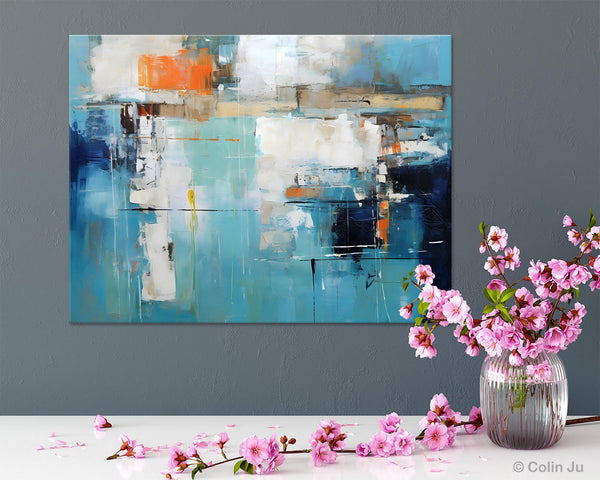 Original Modern Wall Paintings, Contemporary Canvas Art, Heavy Texture Canavas Art, Abstract Painting for Bedroom, Modern Acrylic Artwork-HomePaintingDecor