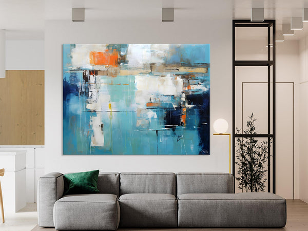 Original Modern Wall Paintings, Contemporary Canvas Art, Heavy Texture Canavas Art, Abstract Painting for Bedroom, Modern Acrylic Artwork-HomePaintingDecor