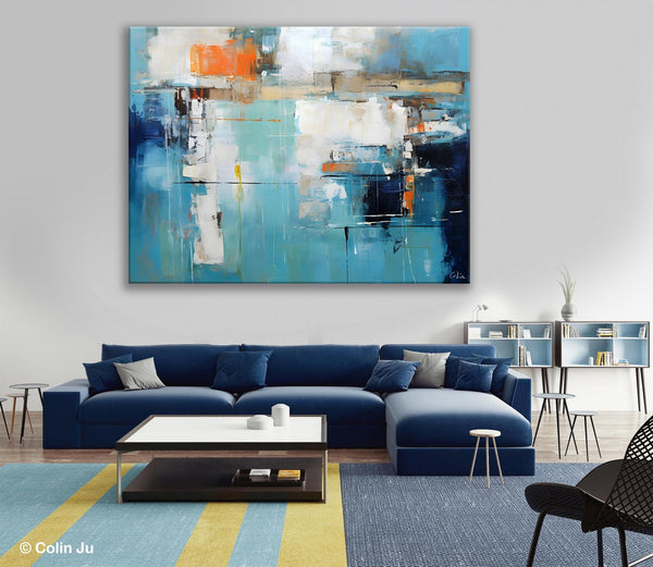 Original Modern Wall Paintings, Contemporary Canvas Art, Heavy Texture Canavas Art, Abstract Painting for Bedroom, Modern Acrylic Artwork-HomePaintingDecor