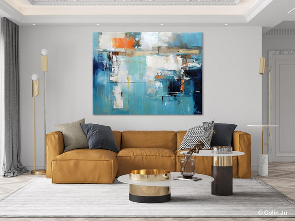 Original Modern Wall Paintings, Contemporary Canvas Art, Heavy Texture Canavas Art, Abstract Painting for Bedroom, Modern Acrylic Artwork-HomePaintingDecor