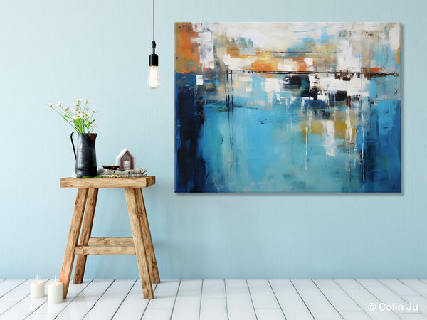 Contemporary Canvas Art, Heavy Texture Canavas Art, Original Modern Wall Paintings, Abstract Painting for Bedroom, Modern Acrylic Artwork-HomePaintingDecor