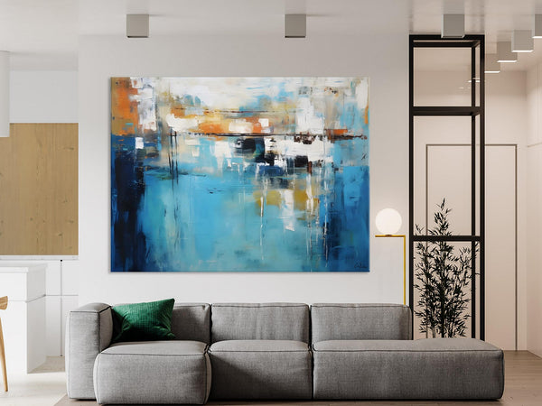 Contemporary Canvas Art, Heavy Texture Canavas Art, Original Modern Wall Paintings, Abstract Painting for Bedroom, Modern Acrylic Artwork-HomePaintingDecor