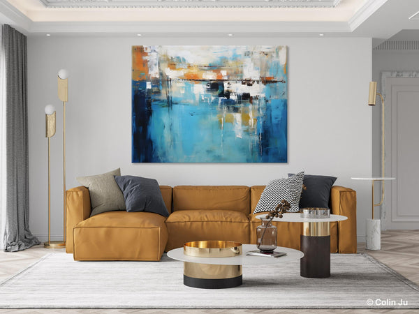 Contemporary Canvas Art, Heavy Texture Canavas Art, Original Modern Wall Paintings, Abstract Painting for Bedroom, Modern Acrylic Artwork-HomePaintingDecor