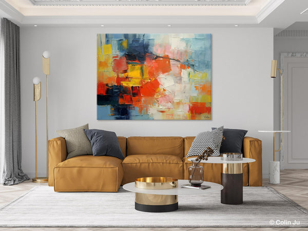 Simple Abstract Painting for Dining Room, Modern Paintings for Living Room, Original Contemporary Modern Art Paintings, Bedroom Wall Art Ideas-HomePaintingDecor
