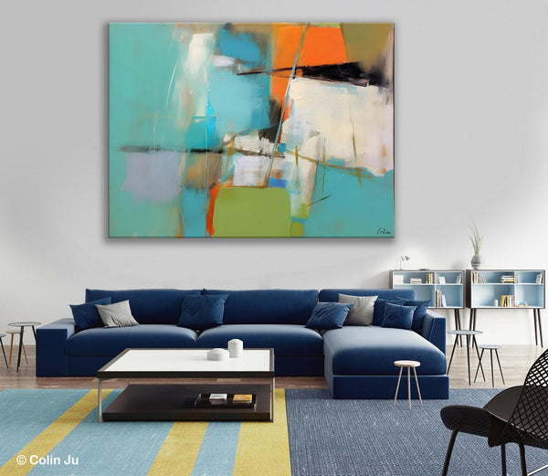 Large Wall Art Painting for Living Room, Contemporary Acrylic Painting on Canvas, Original Canvas Art, Modern Abstract Wall Paintings-HomePaintingDecor