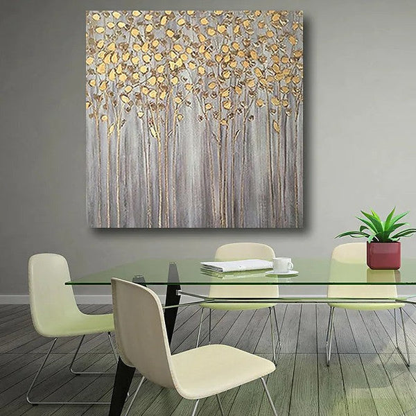 Birch Tree Paintings, Easy Painting Ideas for Bedroom, Acrylic Painting on Canvas, Large Acrylic Canvas Paintings, Huge Painting for Sale-HomePaintingDecor