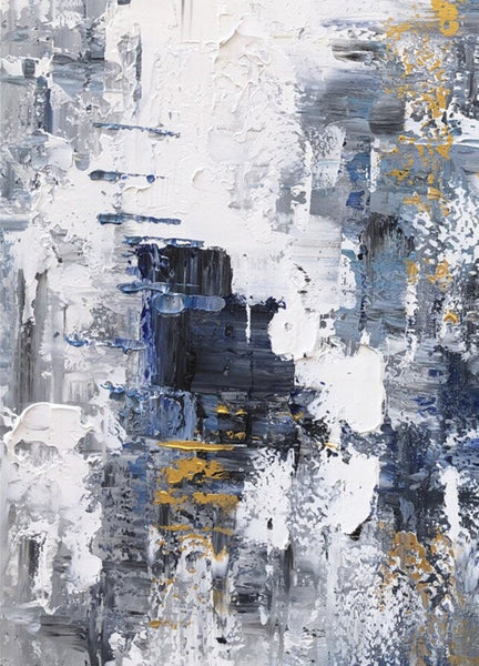 Living Room Abstract Wall Art Ideas, Large Acrylic Canvas Paintings, Large Wall Art Ideas, Impasto Painting, Simple Modern Abstract Painting-HomePaintingDecor