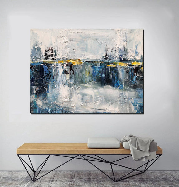 Living Room Wall Art Painting, Extra Large Acrylic Painting, Simple Modern Art, Palette Knife Paintings, Modern Contemporary Abstract Artwork-HomePaintingDecor