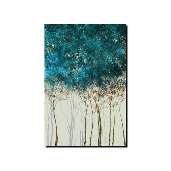 Tree Paintings, Simple Modern Art, Dining Room Wall Art Ideas, Buy Canvas Art Online, Simple Abstract Art, Large Acrylic Painting on Canvas-HomePaintingDecor