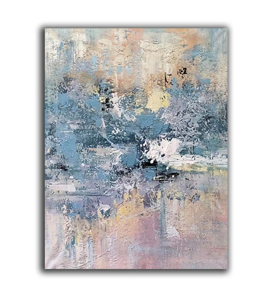 Simple Wall Art Ideas, Heavy Texture Painting, Bedroom Abstract Paintings, Modern Abstract Painting, Large Acrylic Canvas Paintings-HomePaintingDecor