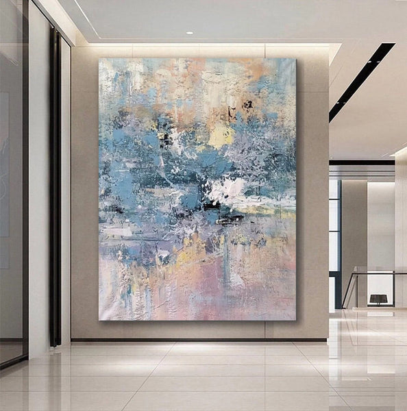 Simple Wall Art Ideas, Heavy Texture Painting, Bedroom Abstract Paintings, Modern Abstract Painting, Large Acrylic Canvas Paintings-HomePaintingDecor