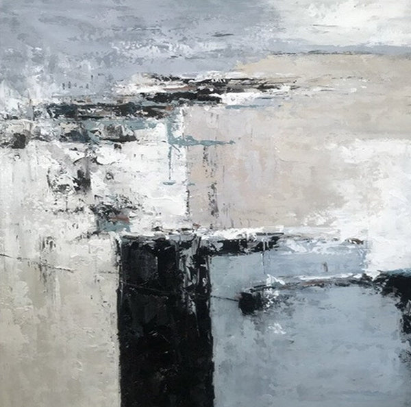 Simple Acrylic Paintings, Modern Wall Art Paintings for Living Room, Dining Room Acrylic Paintings, Heavy Texture Canvas Art, Buy Art Online-HomePaintingDecor