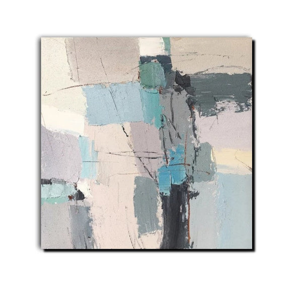 Simple Wall Art Paintings, Living Room Modern Wall Art, Modern Contemporary Art, Large Painting Behind Sofa, Acrylic Canvas Painting-HomePaintingDecor