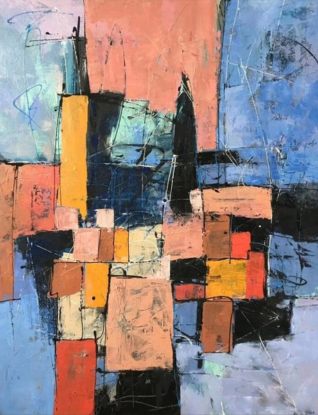 Simple Wall Art Ideas, Modern Abstract Painting, Contemporary Abstract Paintings for Living Room, Buy Art Online, Large Acrylic Canvas Paintings-HomePaintingDecor