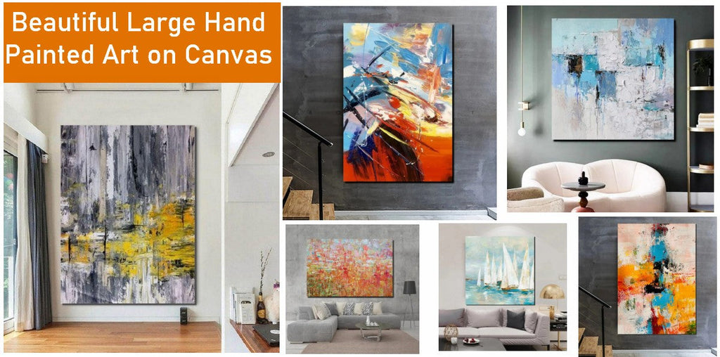 Original Abstract Paintings, Large Paintings on Canvas, Contemporary Wall Art Paintings, Paintings for Living Room, Hand Painted Wall Art