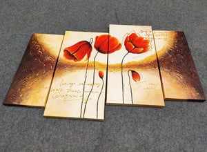 Painting Samples of Flower Abstract Painting, Large Acrylic Painting, Abstract Painting