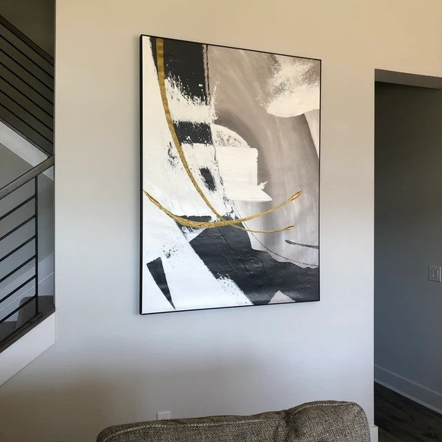 Buyer's Review on the Simple Modern Art, Large Modern Paintings for Living Room, Contemporary Abstract Artwork, Acrylic Paintings for Sale, Hand Painted Canvas Art