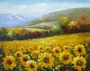 Flower Field Painting