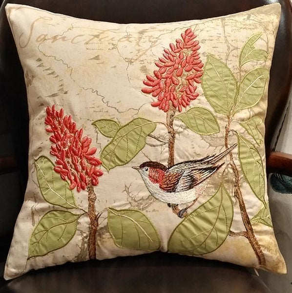 Living Room Throw Pillows, Decorative Sofa Pillows, Bird Throw Pillows, Pillows for Farmhouse, Bedroom Throw Pillows, Rustic Pillows for Couch-HomePaintingDecor